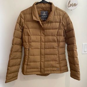 Prana Tan Puffy Jacket